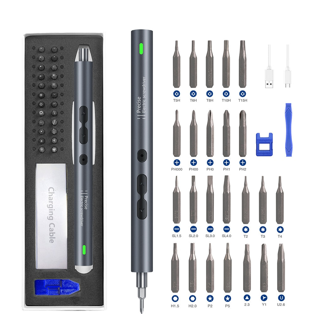 Permaplug Elite Mini Electric Screwdriver Pen Set