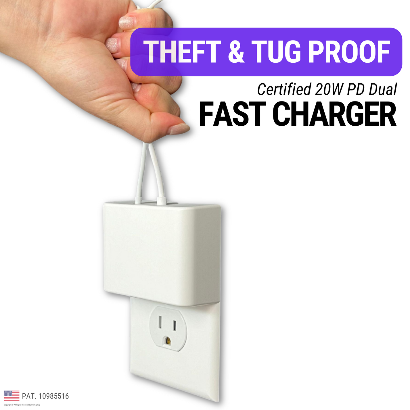Phone Charger Lock – Permaplug Charger Lock
